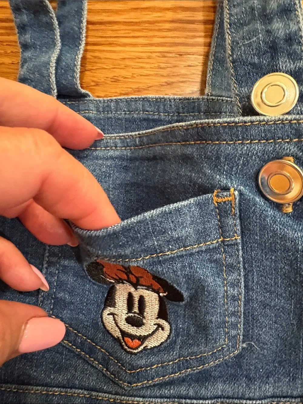 Disney denim overall